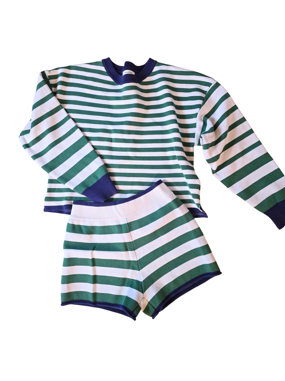 Striped Matching Sweater Set